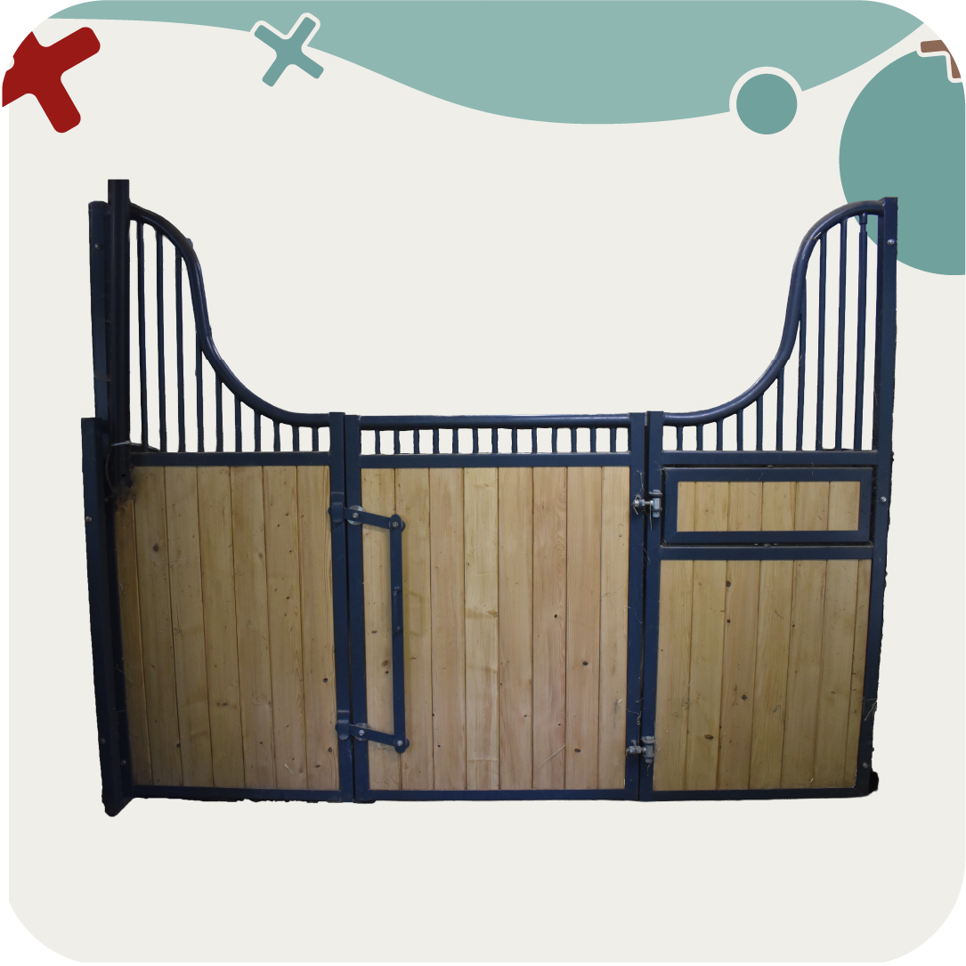 Visuel graphique incluant la façade de box spirit mk horse solutions